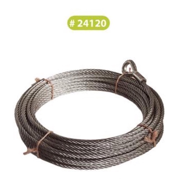 sv�vebane wirer 10mm, 25 mtr. lang.